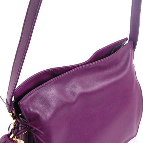 ロエベ LOEWE フラメンコ ショルダーバッグ パープル【PURPLE】 380.82EE17.6100