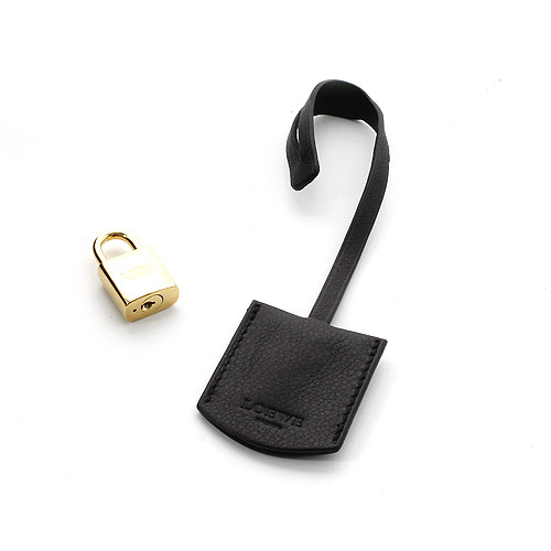 ロエベ LOEWE アマソナ スエード&ゴートレザー ハンドバッグ ブラック 35261A031100