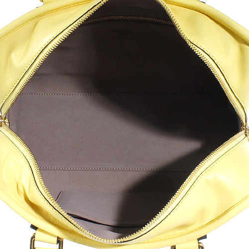 ロエベ LOEWE アマソナ ハンドバッグ ライトイエロー【LIGHT YELLOW】&シルバー 352.07.A03.8140