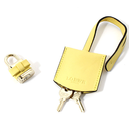 ロエベ LOEWE アマソナ ハンドバッグ ライトイエロー【LIGHT YELLOW】&シルバー 352.07.A03.8140