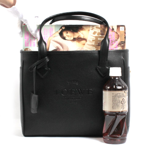 ロエベ LOEWE ヘリテージ トートバッグ ブラック&ゴールド 377.79.751.1100