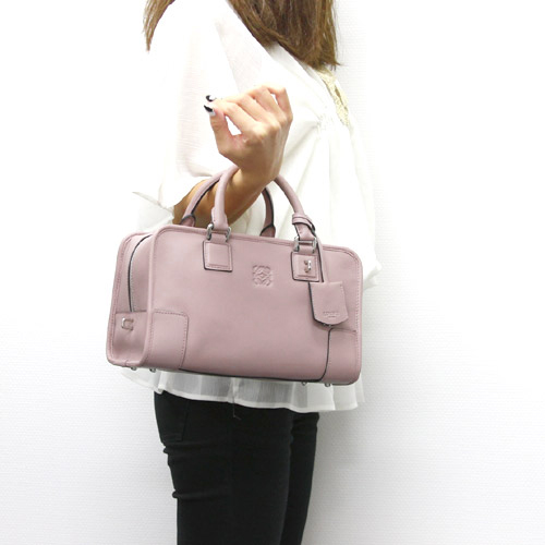 ロエベ LOEWE アマソナ ハンドバッグ パウダー【POWDER】＆シルバー 352.79.A03.7341