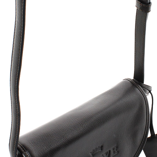 ロエベ LOEWE ヘリテージ ショルダーバッグ ダークブラウン【DARK BROWN】&ゴールド 377.79.753.3110