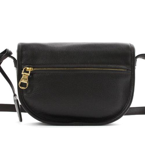 ロエベ LOEWE ヘリテージ ショルダーバッグ ダークブラウン【DARK BROWN】＆ゴールド 377.79.753.3110