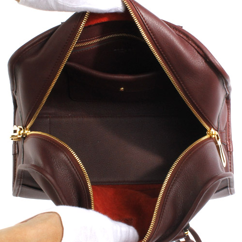 ロエベ LOEWE アマソナ カーフレザー ハンドバッグ オックスブラッド【OXBLOOD】 352 A03 3468