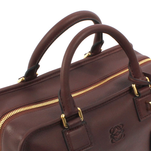 ロエベ LOEWE ヘリテージ トートバッグ ダークブラウン＆ゴールド 37779.751.3110