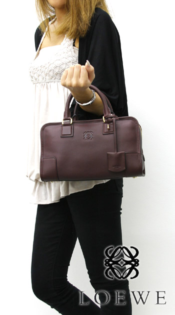 ロエベ LOEWE ヘリテージ トートバッグ ダークブラウン＆ゴールド 37779.751.3110