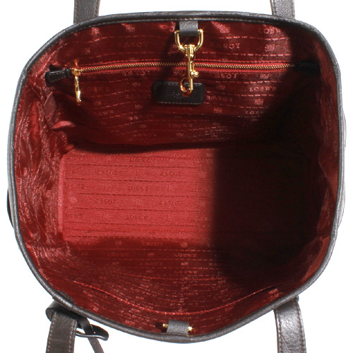 ロエベ LOEWE ヘリテージ トートバッグ ダークブラウン＆ゴールド 37779.751.3110