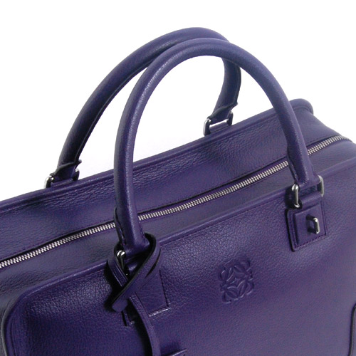 ロエベ LOEWE アマソナ ハンドバッグ バイオレット【VIOLET】＆シルバー 352.35.A22.6120