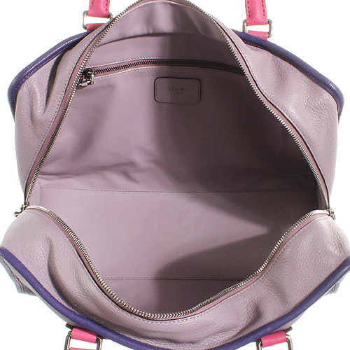 ロエベ LOEWE アマソナ ゴートスキン ハンドバッグ ライラックパープル&マゼンタ 35235AA226182