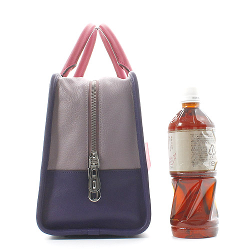 ロエベ LOEWE アマソナ ゴートスキン ハンドバッグ ライラックパープル&マゼンタ 35235AA226182