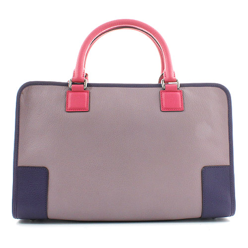 ロエベ LOEWE アマソナ ゴートスキン ハンドバッグ ライラックパープル＆マゼンタ 35235AA226182