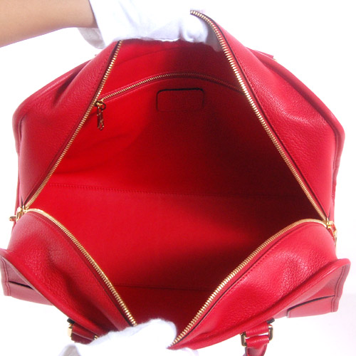 ロエベ LOEWE アマソナ ハンドバッグ レッド【RED】&ゴールド 352.35.A22.7100