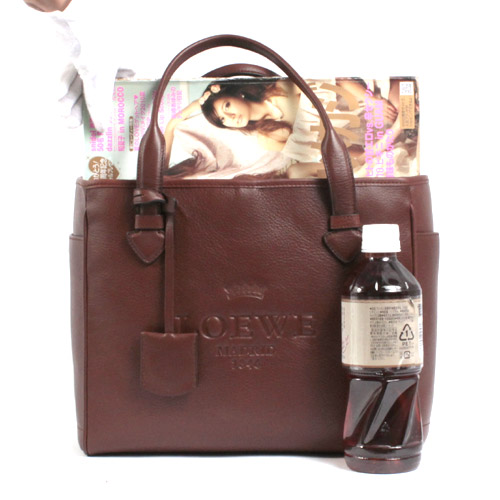 ロエベ LOEWE ヘリテージ トートバッグ ブラウン【TAN】&シルバー 377.79.751.2530