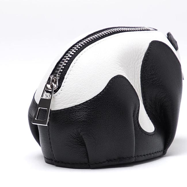 ロエベ/LOEWE コインケース MONEDERO PANDA SMOOTH CALF BLACK×WHITE ブラック系 19930 jh75 1102 smooth レディース