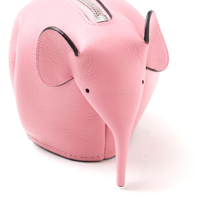 ロエベ/LOEWE コインケース ANIMAL ELEPHANT SMOOTH CALF CANDY ピンク系 19930j g73 3900 レディース