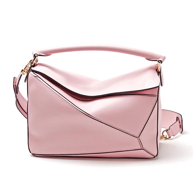 ロエベ/LOEWE ハンドバッグ(2WAY仕様) PUZZLE SMALL CLASSIC CALF SOFT PINK ピンク系 32230 k74 7610 レディース