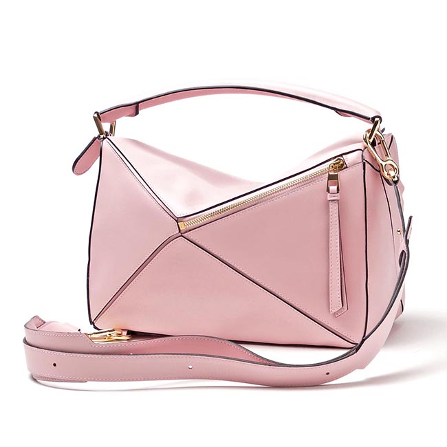 ロエベ/LOEWE ハンドバッグ(2WAY仕様) PUZZLE SMALL CLASSIC CALF SOFT PINK ピンク系 32230 k74 7610 レディース