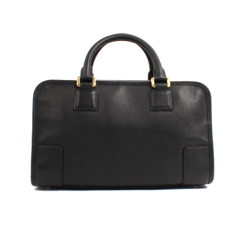 ロエベ LOEWE アマソナ シープスキン ハンドバッグ ブラック 35279A031206