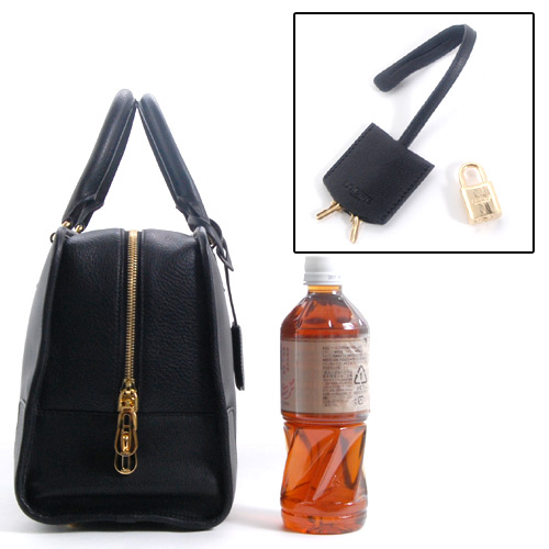 ロエベ LOEWE アマソナ ハンドバッグ ブラック&ゴールド 352.79.A22.1206