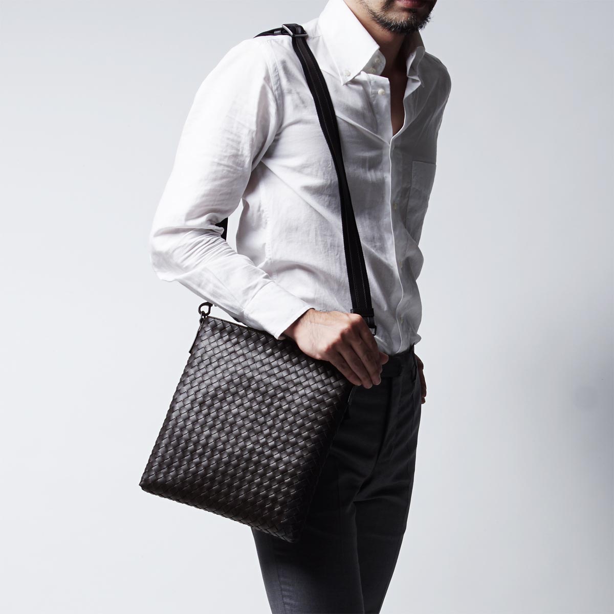 ボッテガヴェネタ/BOTTEGA VENETA ショルダーバッグ VN ダークブラウン ブラウン系 276357 v465c 2066 メンズ