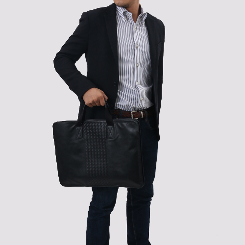 ボッテガヴェネタ BOTTEGA VENETA ビジネスバッグ イントレチャート 【INTRECCIATO】 ブラック 337092 VN031 1000 メンズ