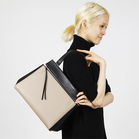 セリーヌ/CELINE/ レザー ショルダーバッグ/EDGE/エッジ /Beige 17261 3reg 02bg【秋冬】 レディース
