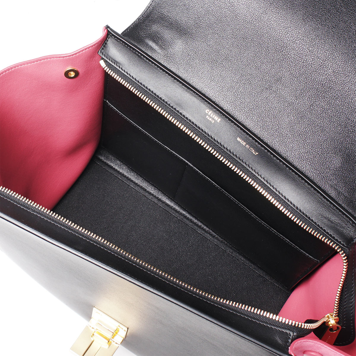 セリーヌ ハンドバッグ(2WAY仕様)/Small Trapeze/トラペーズ LEATHER /Pink マルチカラー系17468 3xde 24pi レディース