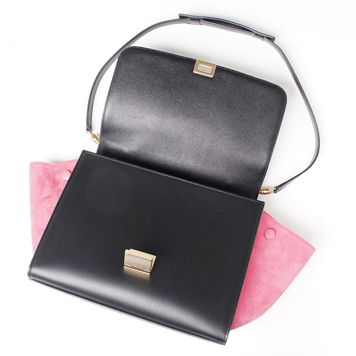 セリーヌ ハンドバッグ(2WAY仕様)/Small Trapeze/トラペーズ LEATHER /Pink マルチカラー系17468 3xde 24pi レディース