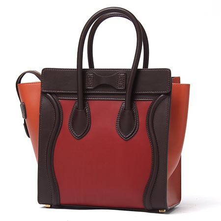 セリーヌ/CELINE/ レザーハンドバッグ/LUGGAGE/ラゲージ /Blood16779 3ssb 27bl