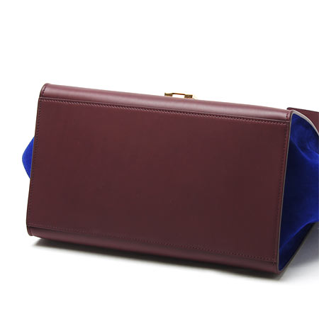 セリーヌ レザーハンドバッグ(2WAY仕様)/TRAPEZE/トラペーズ /Burgundy16954 3stb 28bd【秋冬】 レディース