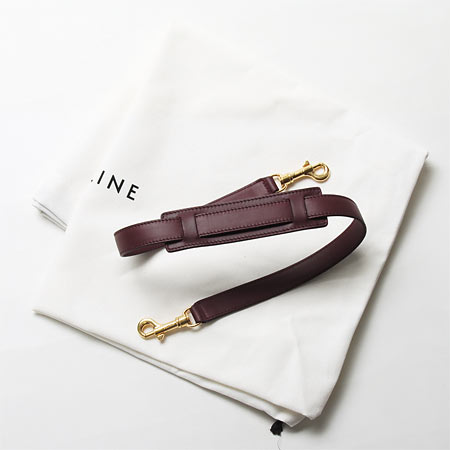 セリーヌ レザーハンドバッグ(2WAY仕様)/TRAPEZE/トラペーズ /Burgundy16954 3stb 28bd【秋冬】 レディース