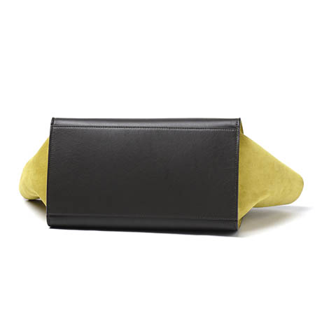 セリーヌ ハンドバッグ(2WAY仕様)/Small Trapeze/トラペーズ LEATHER /KHAKI グリーン系17468 3pta 15ka レディース