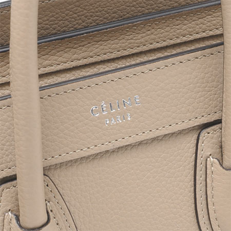 セリーヌ ハンドバッグ(2WAY仕様)/LUGGAGE/ラゲージ ナノショッパー LEATHER /Dune 16824 3dru 03un レディース