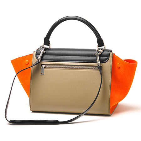 セリーヌ/CELINE/ ハンドバッグ(2WAY仕様)/Small Trapeze/トラペーズ LEATHER /Bright Orange17468 3utm 20bq レディース