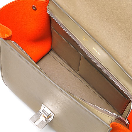 セリーヌ/CELINE/ ハンドバッグ(2WAY仕様)/Small Trapeze/トラペーズ LEATHER /Bright Orange17468 3utm 20bq レディース