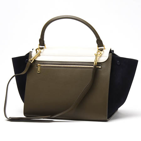 セリーヌハンドバッグ(2WAY仕様)/TRAPEZE/トラペーズ LEATHER /Cream16954-3ttd-01cr【春夏】 レディース