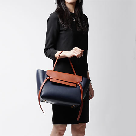 セリーヌ/CELINE/ ハンドバッグ/Belt Bag LEATHER /Midnight ネイビー系 17552 3vva 07mi レディース