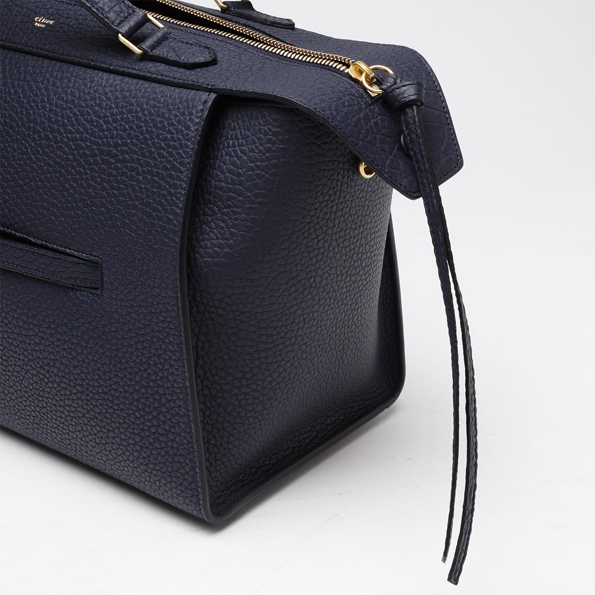 セリーヌ/CELINE/ ボストンバッグ(2WAY仕様)/Ring Small/リング スモール LEATHER /Navy blue ブルー系 17620 3xxb 07oc レディース