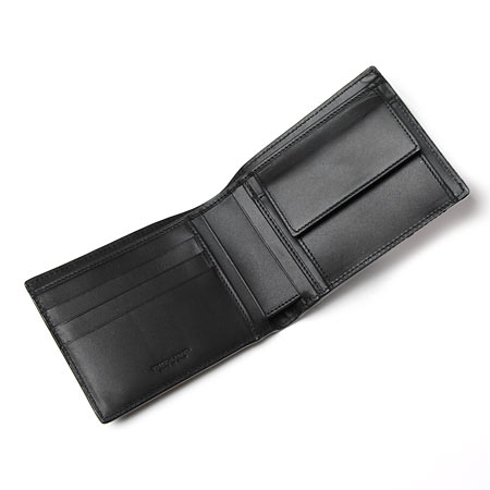 ボッテガヴェネタ 2つ折り財布[小銭入れ付き] /NERO 113112 vahf3 1000