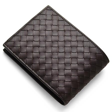 ボッテガ・ヴェネタ  2つ折り財布[小銭入れ付き] /コーヒーブラウン 113112 v4651 2040