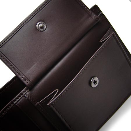 ボッテガ・ヴェネタ  2つ折り財布[小銭入れ付き] /コーヒーブラウン 113112 v4651 2040