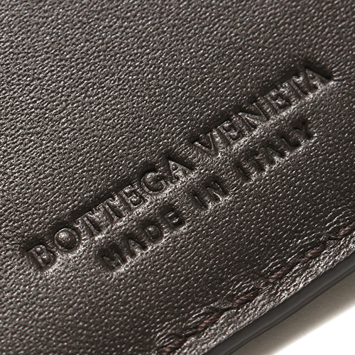 ボッテガヴェネタ BOTTEGA VENETA 二つ折財布【札入れ】 イントレチャート エバノブラウン 123180 V4651 2040 メンズ