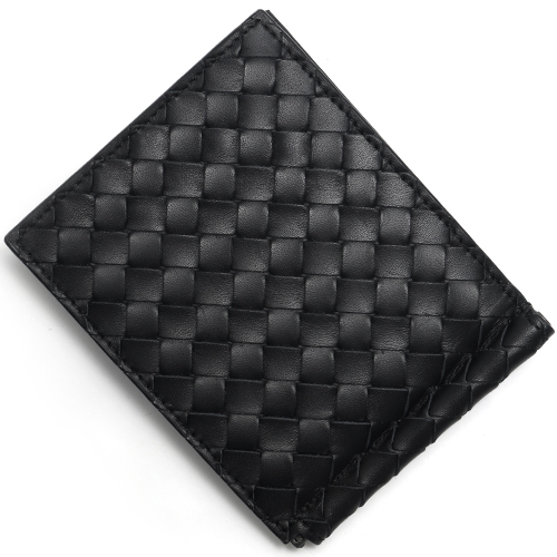 ボッテガヴェネタ BOTTEGA VENETA 二つ折財布【札入れ】 イントレチャート 【INTRECCIATO】 ブラック 123180 V4651 1000 メンズ