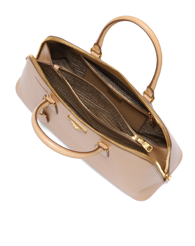プラダ バッグ SAFFIANO LUX ハンドバッグ NOISETTE BL0812 NZV F0L7A