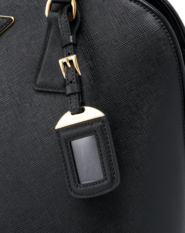 プラダバッグ SAFFIANO LUX ショルダー付 ハンドバッグ BLACK BN2538 NZV F0002