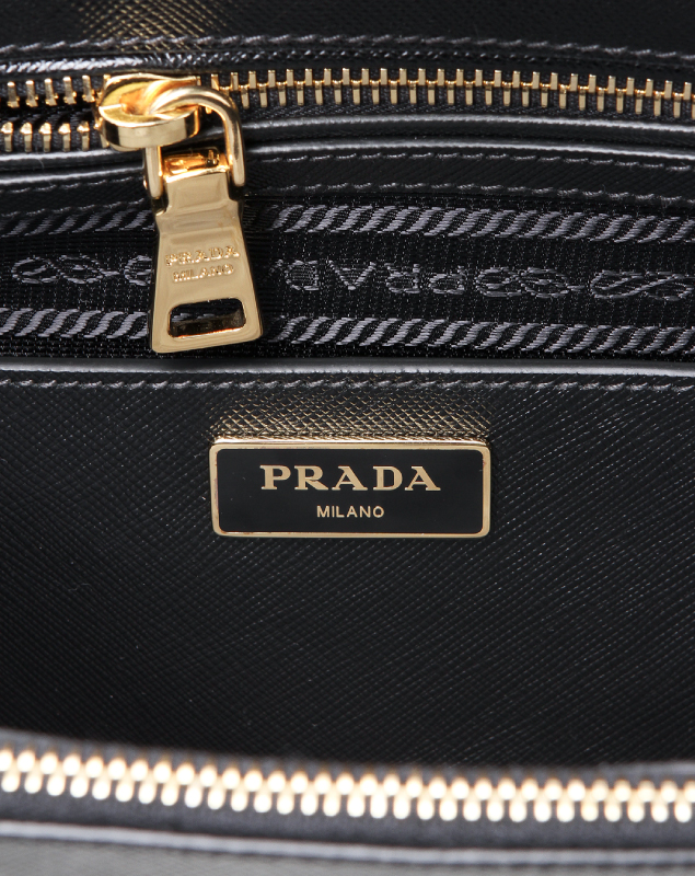 プラダバッグ SAFFIANO LUX ショルダー付 ハンドバッグ BLACK  BN2538 NZV F0002