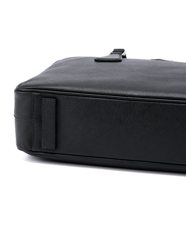 プラダ SAFFIANO TRAVEL ショルダー付 ブリーフケース BLACK VA0891 9Z2 F0002