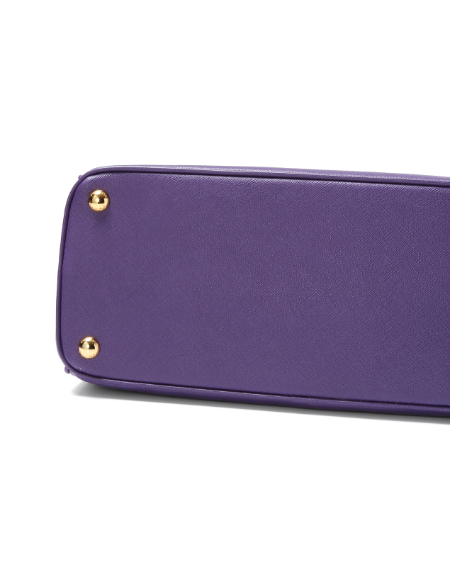 プラダSAFFIANO LUX ショルダー付 ハンドバッグ スモールVIOLA BN1801 NZV F0030