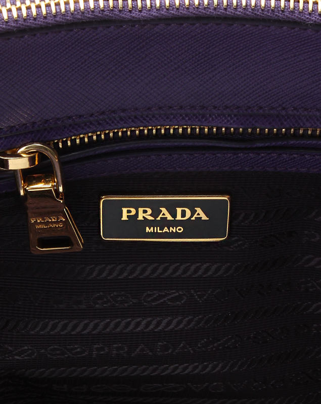 プラダSAFFIANO LUX ショルダー付 ハンドバッグ スモールVIOLA BN1801 NZV F0030